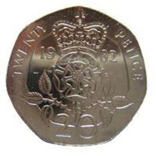 Pièce 20 Pence Royaume-Uni - 1982