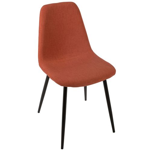 Chaise Design Scandinave Tyka - Orange Terracotta