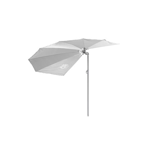 Parasol Clic Clac Des Plages En Acier Gris