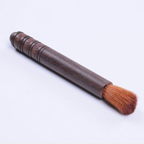 Brosse à poussière pour théière, outils de cuisine domestique, théière, manche en bois naturel, cheveux doux, nouvelle bouteille, bec de bouilloire, outil de nettoyage