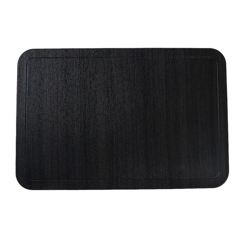 Tapis de Table en cuir PU, Imitation Grain de bois, thermo-isolant, antidérapant, napperon moderne, dessous de plat pour bol