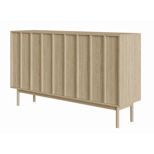 Buffet 3 Portes En Aspect Chêne 150 Cm