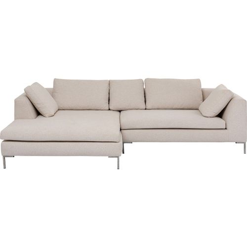 Canapé D'angle Gianna 290cm Gauche Crème Kare Design