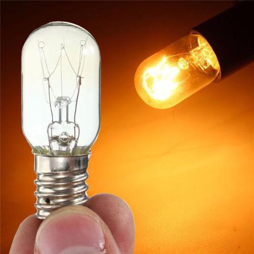 Lampe à incandescence E14 15W 20 pièces blanc chaud Filament de tungstène lampe à sel ampoule de remplacement pour réfrigérateur 220V 240V