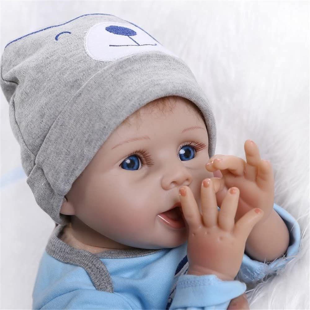 55 Cm Silicone Reborn Baby Dolls 100 Sur Bebe Reborn Main Doux Au Toucher Realiste Poupee Reborn Jouet Pour Enfant Rakuten