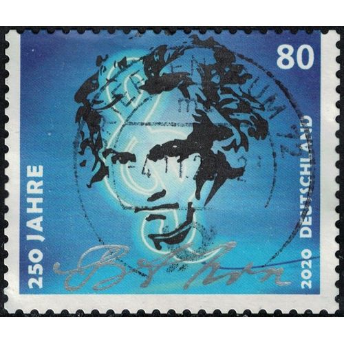 Allemagne 2020 Oblitéré Used Ludwig Van Beethoven Compositeur Y&t De 3297 Su