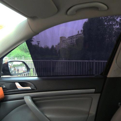 Autocollant électrostatique pare-soleil pour voiture,Film de protection  solaire pour vitre latérale #D