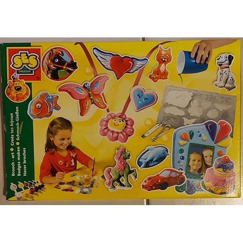 Ses Créative - Créés Tes Bijoux (Broche, Collier...) - Moulage En Platre