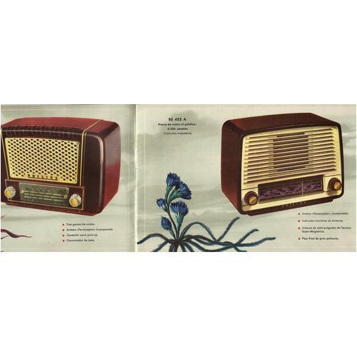 Catalogo De Radio Philips Novosonic 1956 (Catalogue De Radio & Tourne-Disques Philips Novosonic 1956)