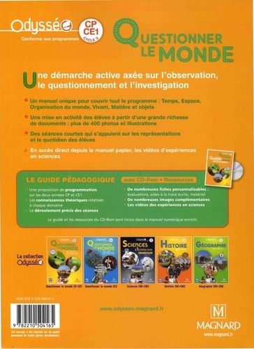 Questionner Le Monde Cp Ce1 Odysseo Manuels Scolaires Rakuten