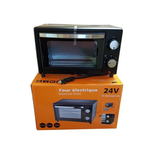 Four Aquacars 9 Litres avec Prise Allume Cigare 24V 300W et 4 Résistances - Noir