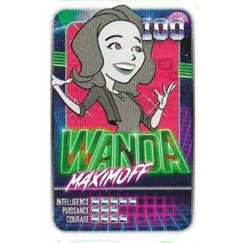 Carte Leclerc Marvel 2021 "Révèle Ton Pouvoir" - N°100 - Wanda Maximoff