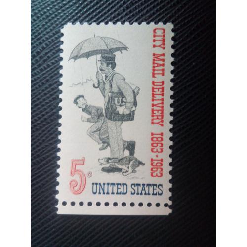 Timbre Etats Unis Yt 754 Facteur, 1863 1963 ( 70106 )