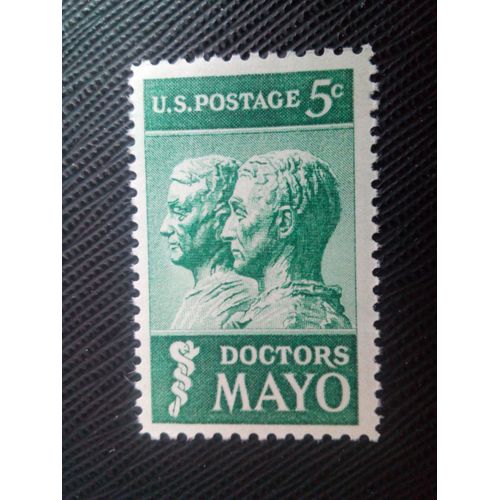 Timbre Etats Unis Yt 767 Drs. Guillaume Et Charles Mayo 1964 ( 70106 )