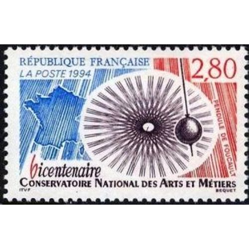 1 Timbre France 1994, Neuf - Conservatoire National Des Arts Et Métiers - Yt 2904