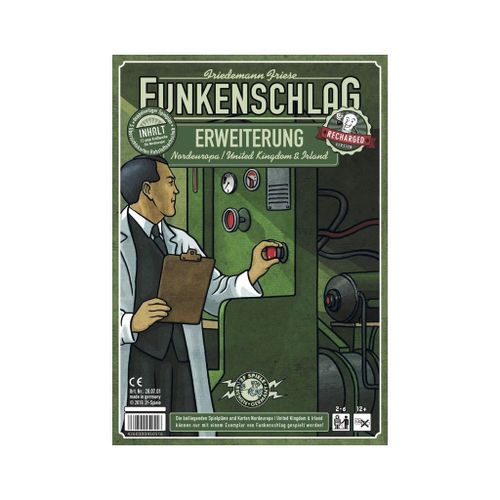 Funkenschlag : Nordeuropa/United Kingdom & Irland Erw. 8 (Recharged Version) (Allemand)