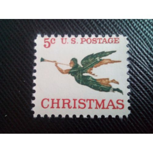 Timbre Etats Unis Yt 793 Ange Avec Trompette, 1840 Girouette 1965 ( 70106 )