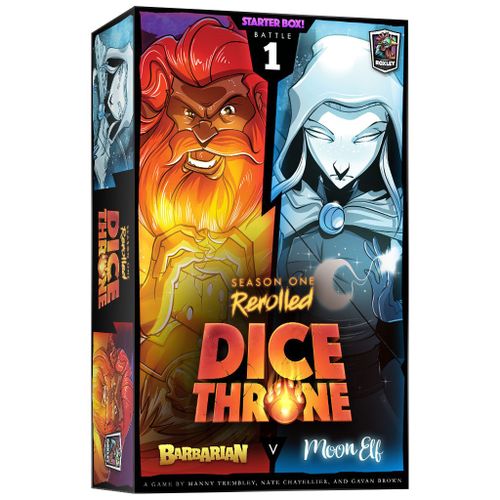Dice Throne Season 1 Rerolled - Barbarian Vs Moon Elf (Anglais)