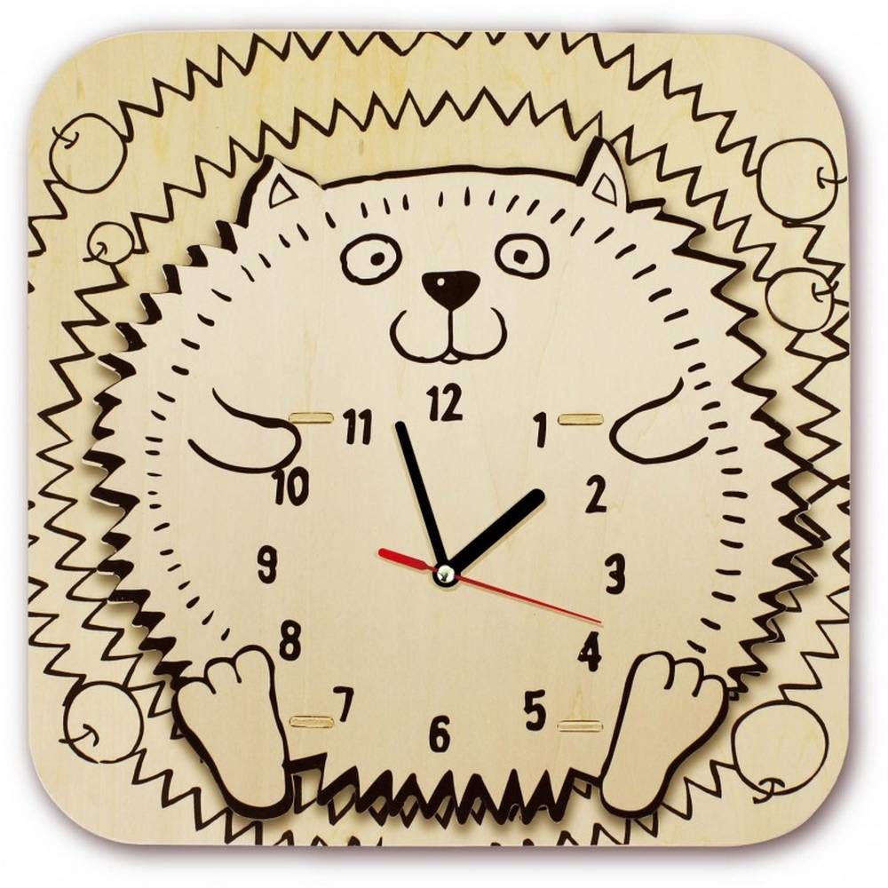 Horloge Hérisson À Monter. Livré Avec Peinture Et Pinceau Robotime