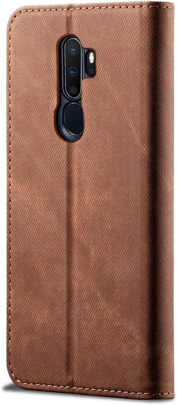 Compatible Avec Etui Oppo A5 2020, Flip Jeans Portefeuille H... - 6