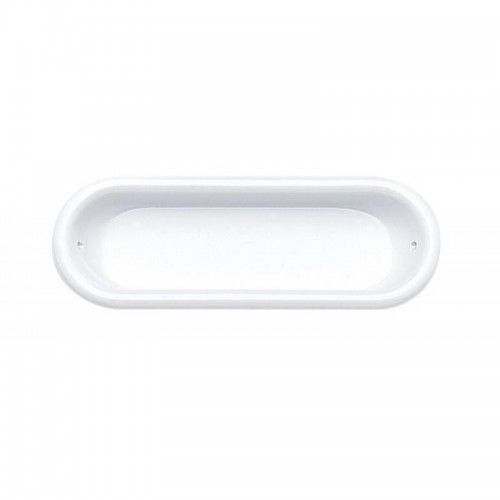 Poignée cuvette - plastique - blanc - 82x29 mm CADAP