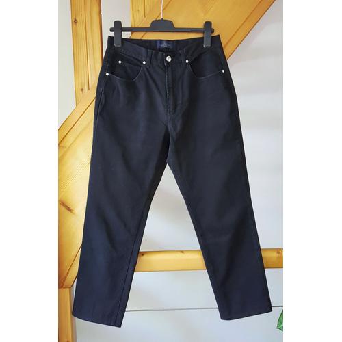 Pantalon Valentino Jeans Taille 42 Bleu Marine Coton Tbe