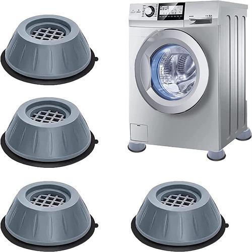 8 pièces Pieds de machine à laver, Pieds en caoutchouc de machine à laver,  Anti-vibration universel