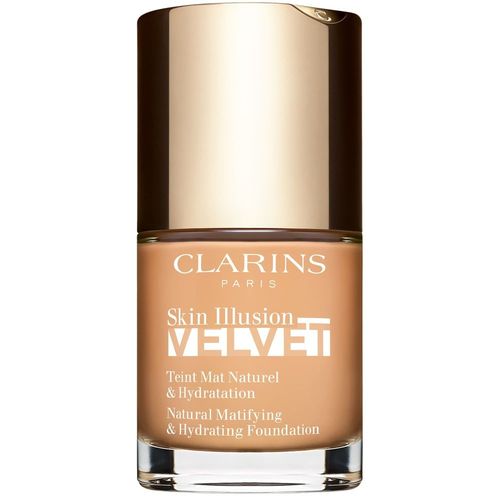 Skin Illusion Velvet Fond De Teint Matnaturel & Hydratation - Clarins - Fond De Teint 