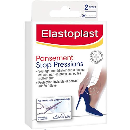 Elastoplast Pansements Stop Pressions -Boîte De 2 Bandes 9 X 6,5cm - Elastoplast - Pansements Pieds 