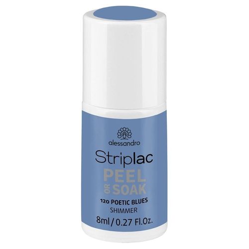 Striplac Peel Or Soak Poetic Blues 8 Ml - Alessandro - Vernis Semi-Permanent Led Longue Tenue Striplac Peel Or Soak 