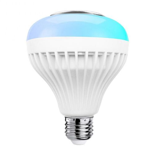 Ampoule De Haut-Parleur Bluetooth Sans Fil E27 Rgb Rgbw, Lampe Led 12w, Lecteur De Musique, Audio Variable, 24 Touches, Télécommande
