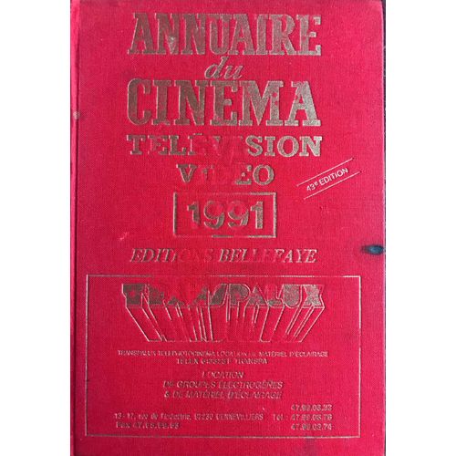 Annuaire Du Cinéma Vidéo Et Télévision 1991