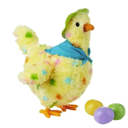 Poulet De Dessin Animé Musical Pour Enfants, Poule Pondant Des ¿Ufs, Jouet, Chant, Balançoire, Cadeaux, Poupée, Cadeau De Blague, Gadget Anti-Stress, Jeu Amusant