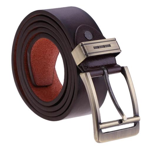 3 Couleurs Hommes Ceinture De Luxe Ceinture De Cowboy Ceinture Bande De Café