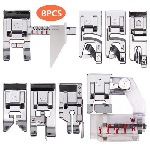 Kit de 8 pieds presseurs domestiques pour Brother, Singer, Babylock, etc., accessoires pour Machines à coudre, YJ270