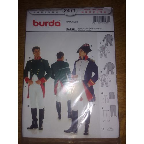 Burda 2471 Patron Napoléon