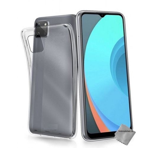 Housse Etui Coque Silicone Gel Fine Pour Realme C11 2021 + Film Ecran - Transparent Tpu