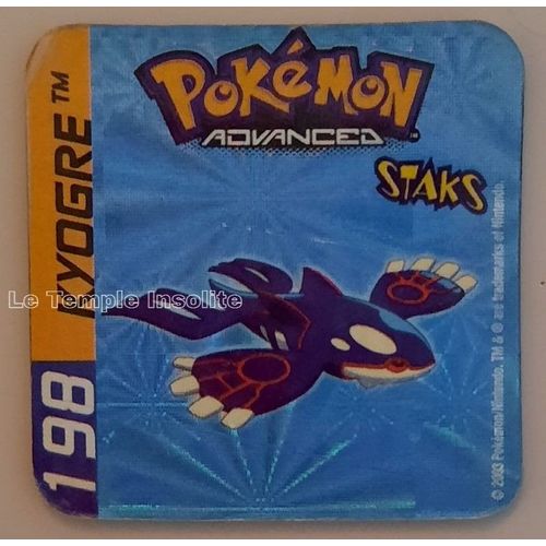 Staks Pokémon Advanced - Kyogre #198