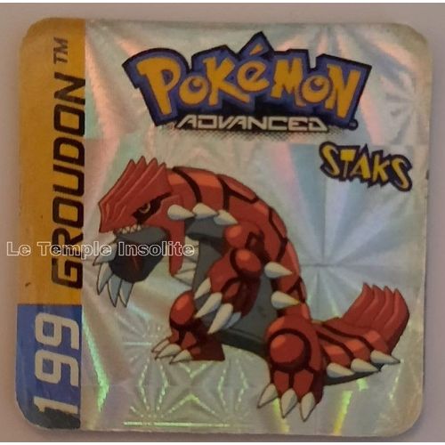 Staks Pokémon Advanced - Groudon #199