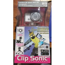 clip sonic camera de sport hd miniature