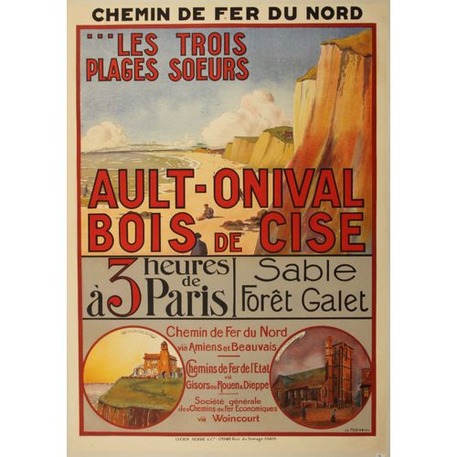 Affiche Ault Onival Bois Cise