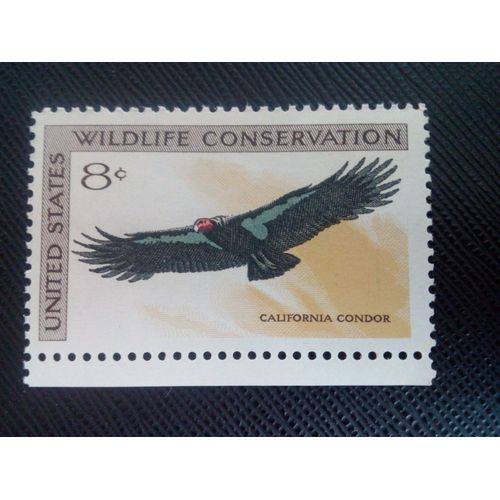 Timbre Etats Unis Yt 930 Condor De Californie (Gymnogyps Californianus) 1971 ( 70106 )