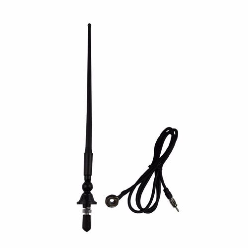 Guzare-Antenne Dipôle Pour Radio De Bateau,Fm Am,Voiture,Modulateurs En Caoutchouc Flexibles Étanches Pour Rl Utv,Montres Moto Tracteur - Type Black