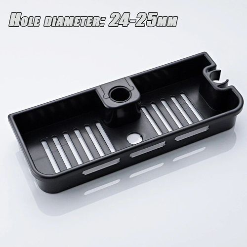 Organisateur de douche sans perceuse,élévateur de shampoing,étagère,étagère la plus récente - Type Black-Basic