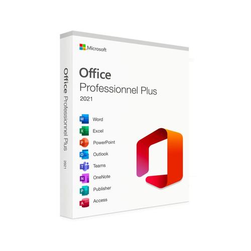 Office 2021 Pro Plus Officiel - Dématérialisé - Envoi Rapide