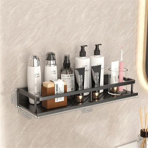Étagères De Rangement En Acier Inoxydable Sous Évier,Papier Toilette,Serviettes,Shampoing,Douche,Choses Domestiques,Sans Propositions,Hokitchen T1 - Type 30cm-Without Pole