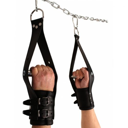 Menottes Deluxe Menottes Suspension En Cuir - Mains The Red