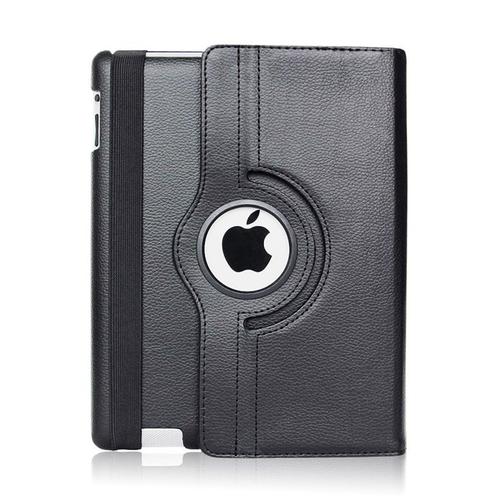 Coque Rotative 360 Noir Pour Ipad Air 11 Pouces M2 2024 - Housse Etui Protection Fermerture Elastique Phonillico®