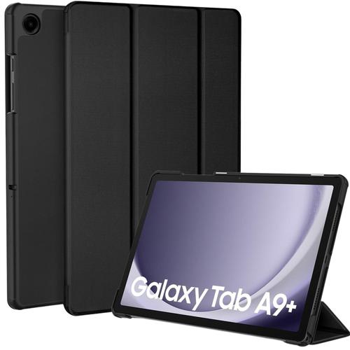 Coque Pour Samsung Galaxy Tab A9 Plus 2023 - Etui Noir Protection Intégrale Multiposition Phonillico®