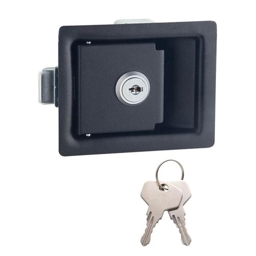 Serrure De Porte D'entrée Pour Camping-Car,Bouton De Verrouillage Durable Avec Boulon Intégré,Quincaillerie Pour Camping-Car - Type Bk